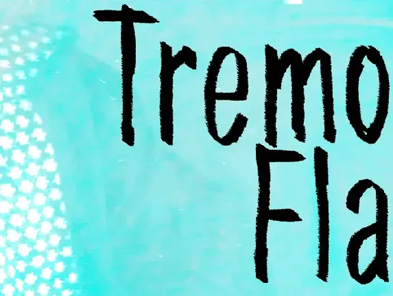 Tremolo Flaw font