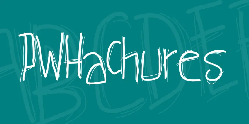 PWHachures font