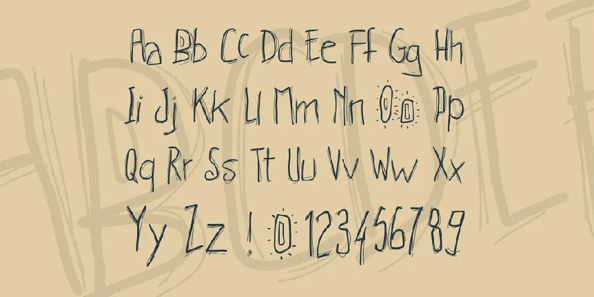 PWHachures font