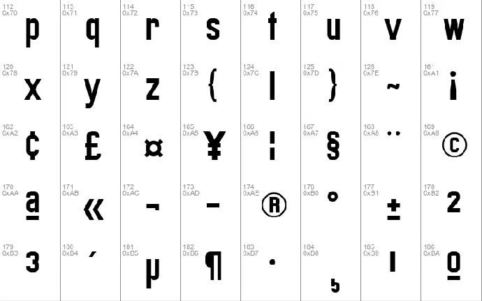 Preussische VI 9 font