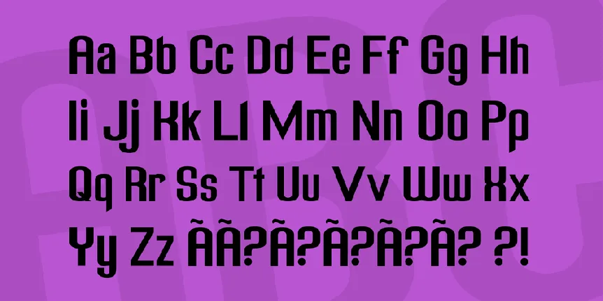 Freak out, Go bananas font