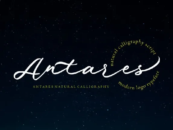 Antares font