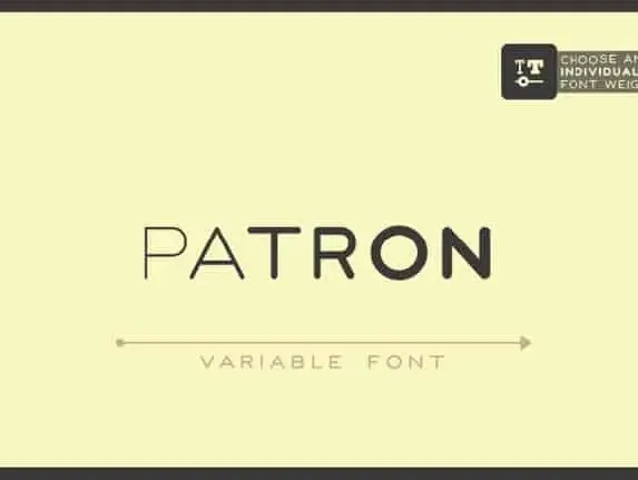 Patron Sans Serif font