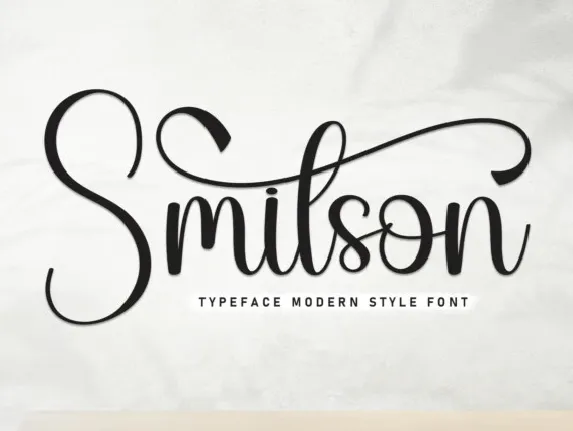 Smitson Script Typeface font