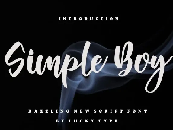 Simple Boy Script font