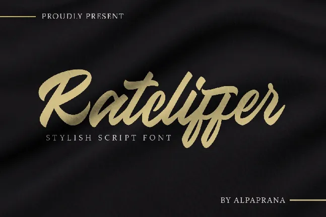 Ratcliffer font