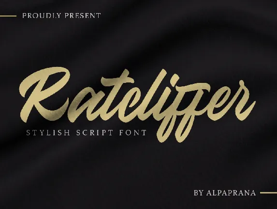 Ratcliffer font