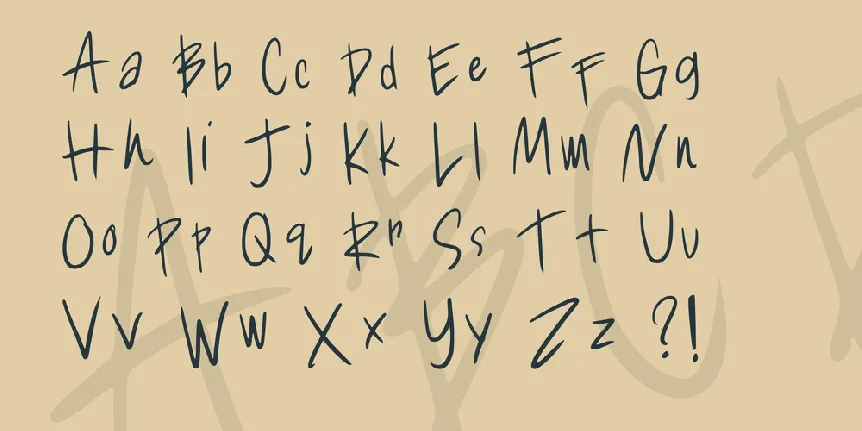 Cheskhand1 font