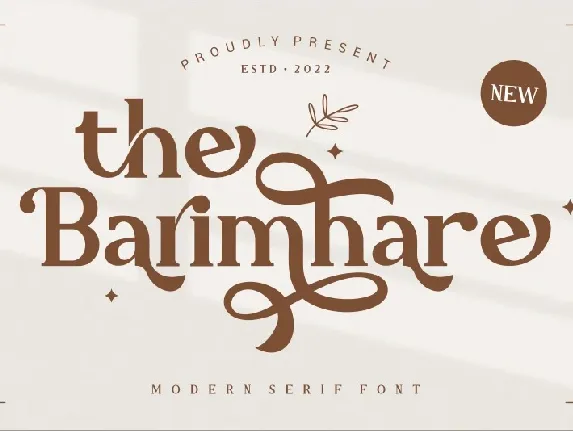 The Barimhare font