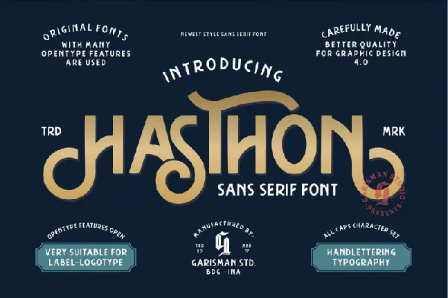 Hasthon Vintage font