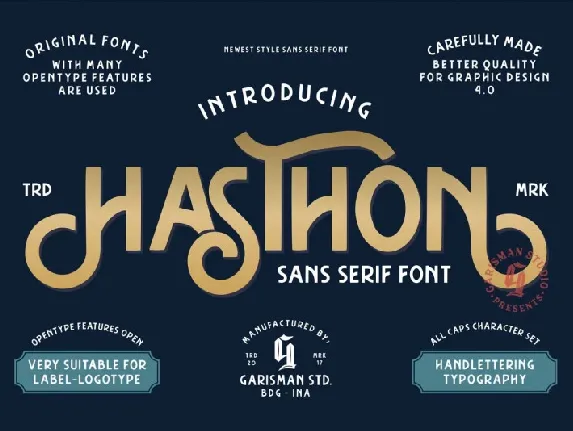 Hasthon Vintage font