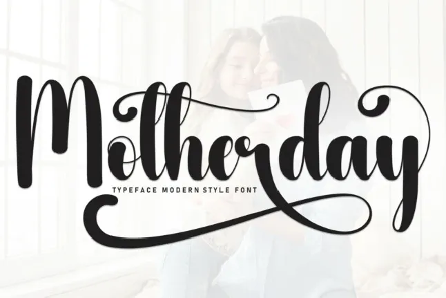 Motherday Script font