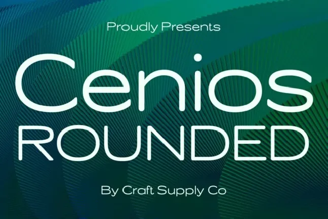 Cenios Rounded font