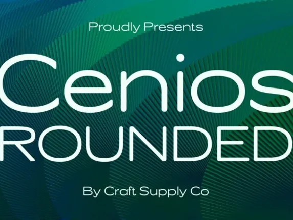 Cenios Rounded font