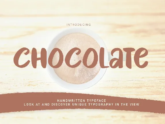 CHOCOLATE font