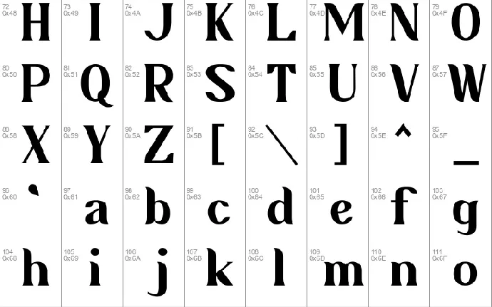 Ritalia font