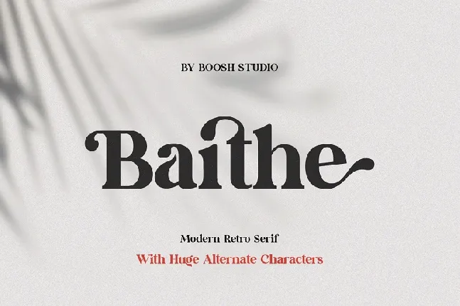 Baithe font