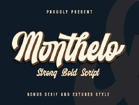 Monthelo Vintage font