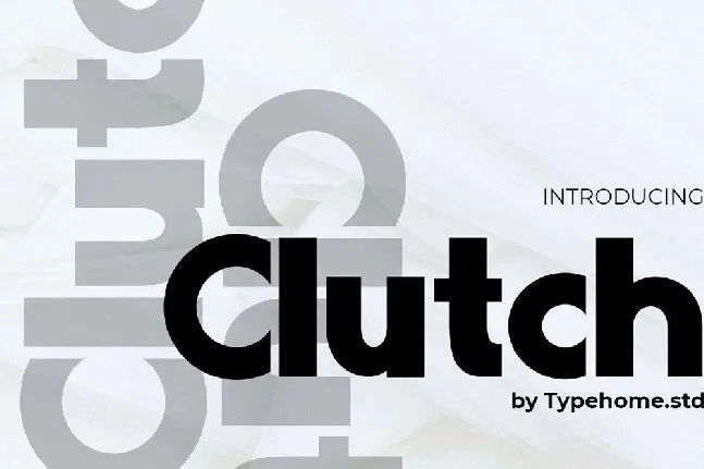 Clutch font