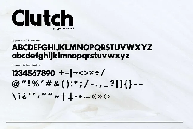 Clutch font