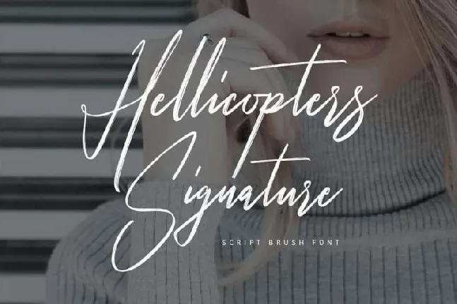 Hellicopters Script Free font