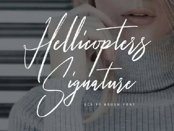 Hellicopters Script Free font