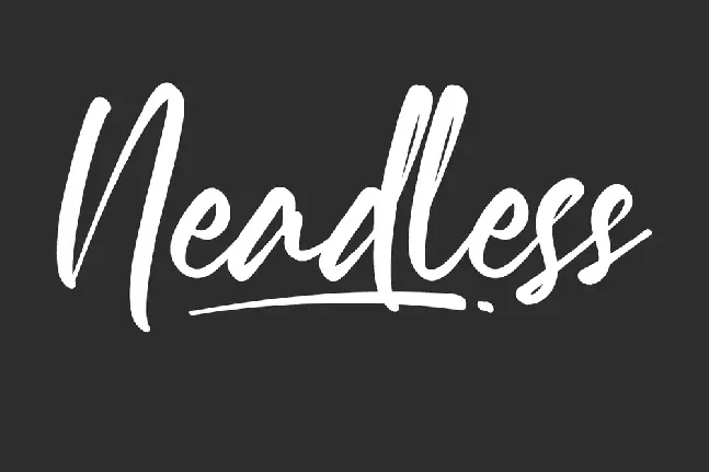 Neadless Demo font