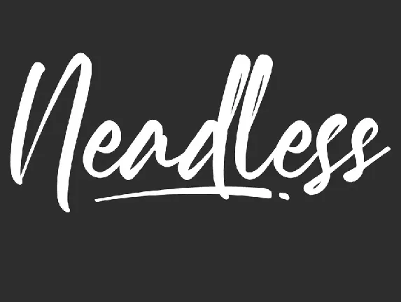 Neadless Demo font