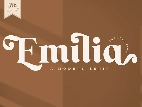 Emilia font