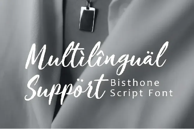 Bisthone font