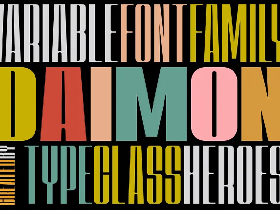 Daimon Demo font