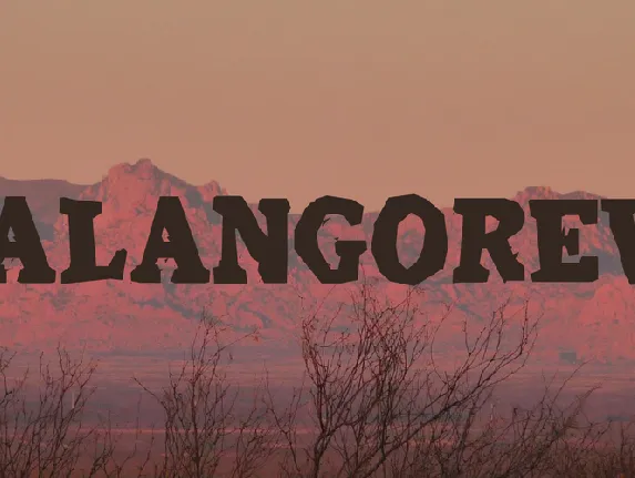 CalangoRevi font