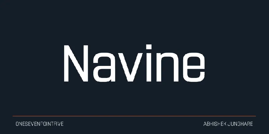 Navine – Sans Serif Demo font