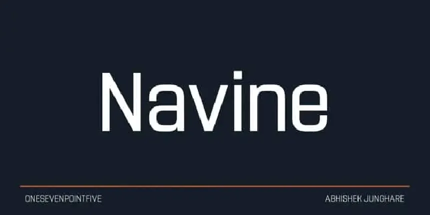 Navine – Sans Serif Demo font