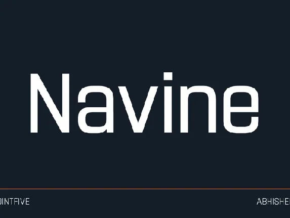 Navine – Sans Serif Demo font