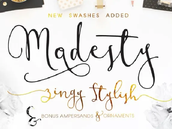 Modesty Free font