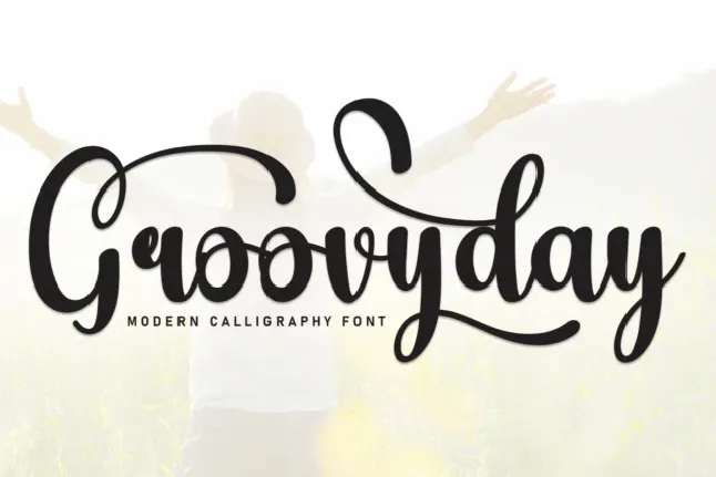 Groovyday Script font