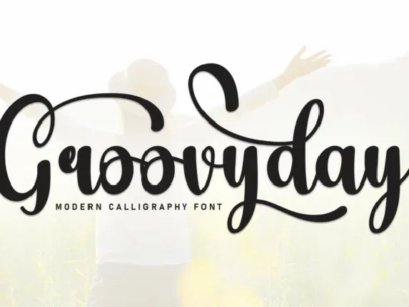 Groovyday Script font