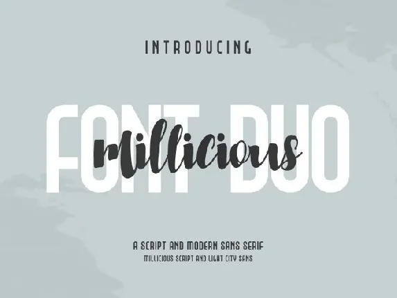 Millicious Brush font