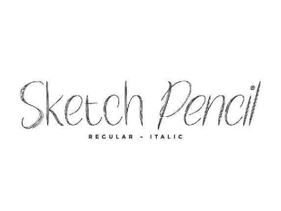 Sketch Pencil Demo font