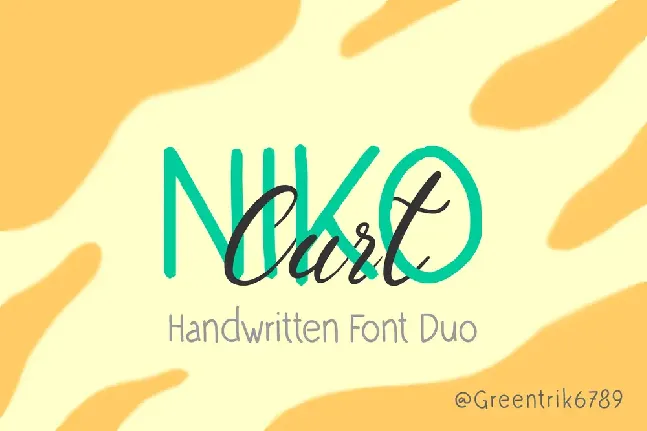 Niko Curt font