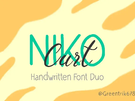 Niko Curt font