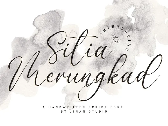 Sitia Merungkad font