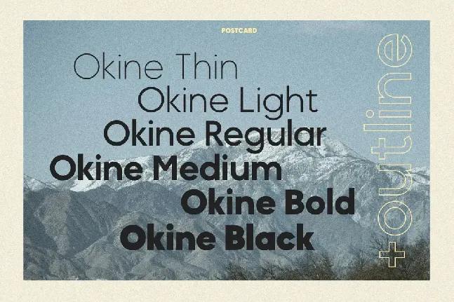 MADE Okine Sans PERSONAL USE font