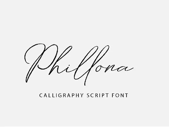 Phillona font