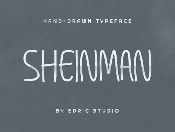 Sheinman Hand Drawn font