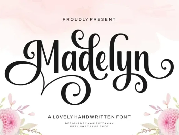 Madelyn Script font