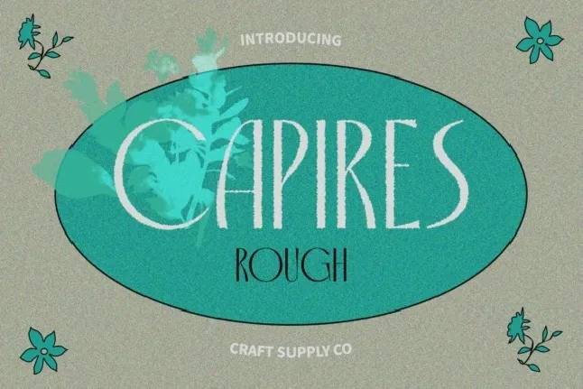 Capires Rough font