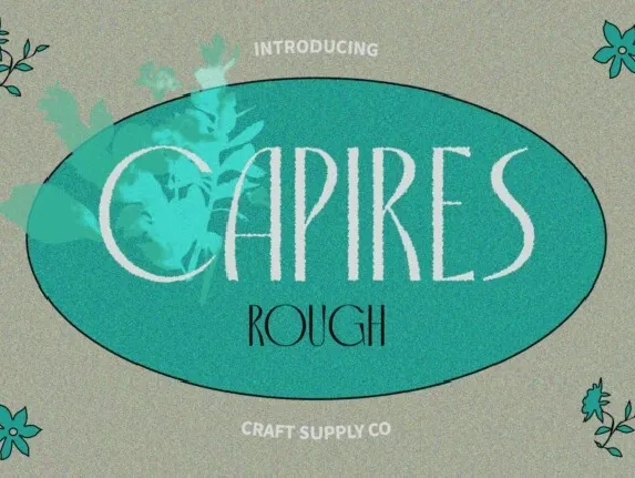 Capires Rough font