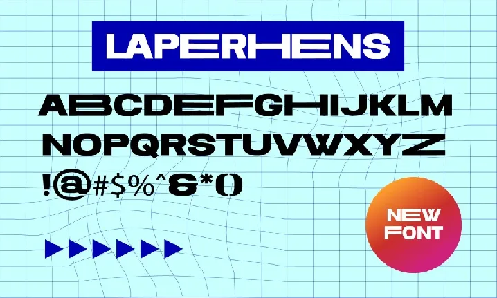 Laperhens font